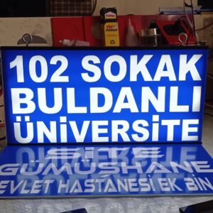 kızaklı minibüs tabela