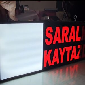 Kızaklı Minibüs Tabelası