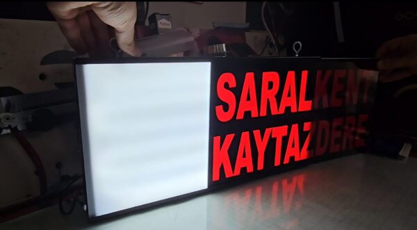 Kızaklı Minibüs Tabelası